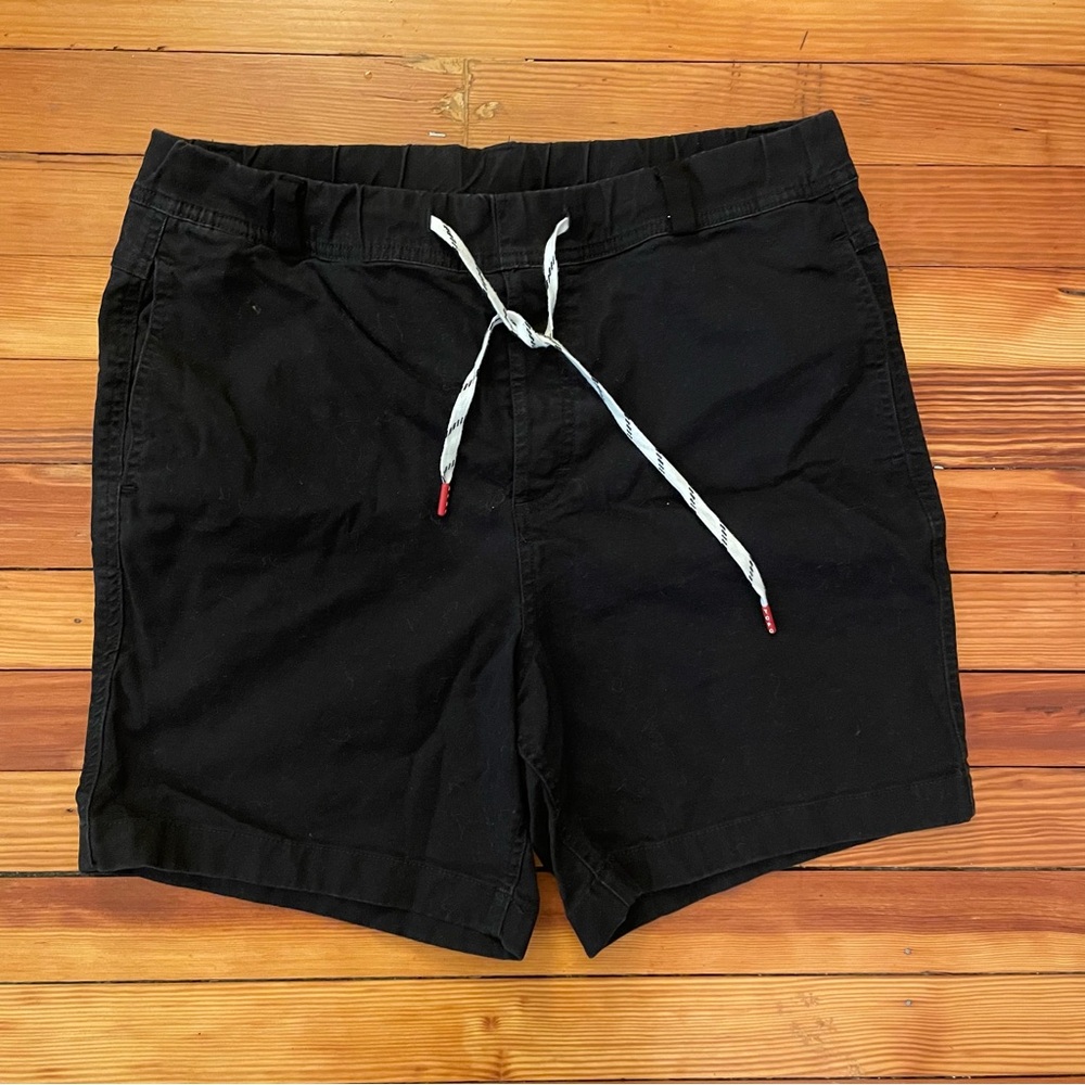 Black Canvas Topo Designs Shorts